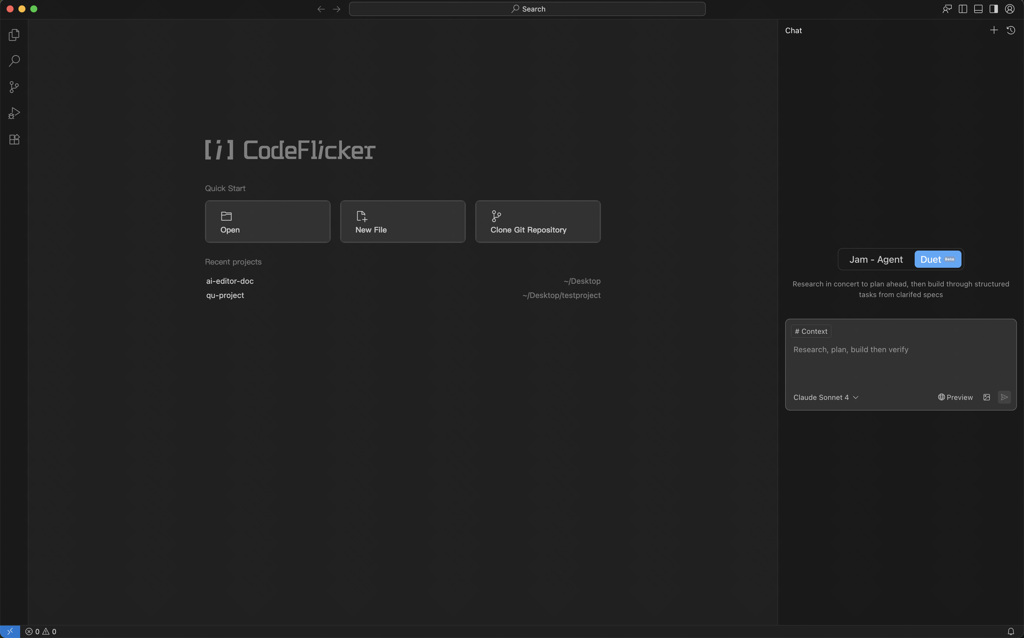 Duet Mode Interface