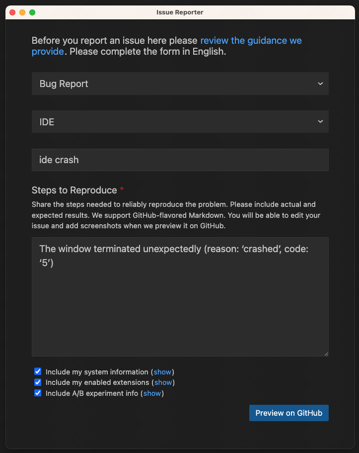 Feedback Form