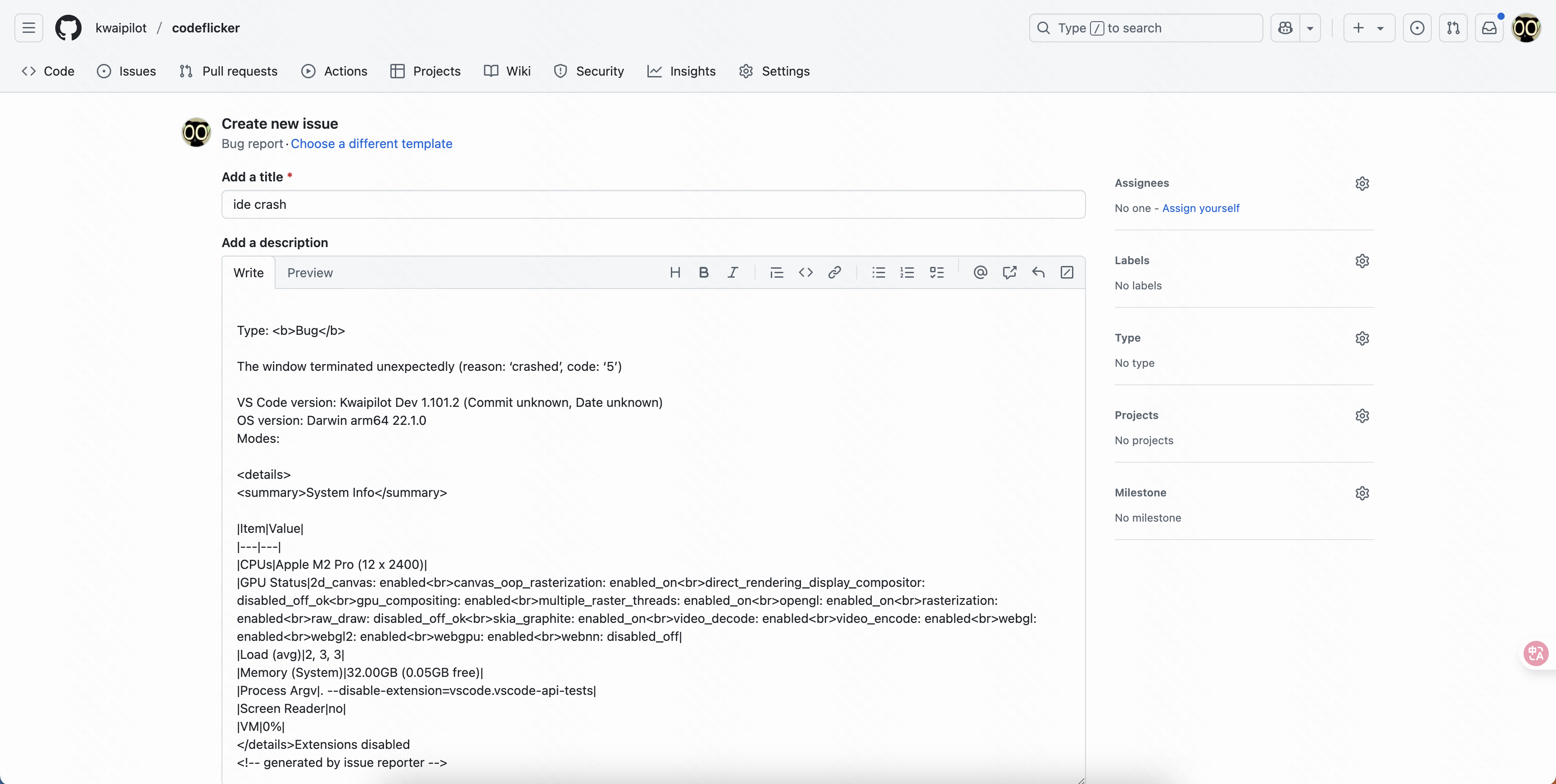 GitHub Issues